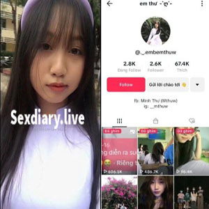 Nữ sinh Thư đình đám lộ clip nóng bỏng Sexdiary